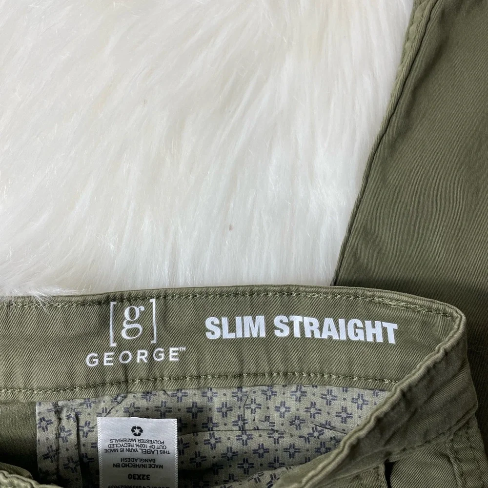 George Slim Straight Chino Pants - Picture 4 of 6